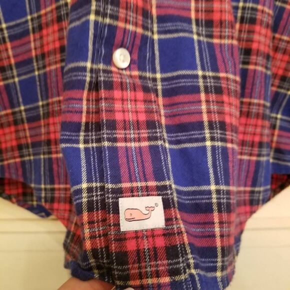 Vineyard Vines Murray Shirt Light Flannel M - Picture 5 of 7